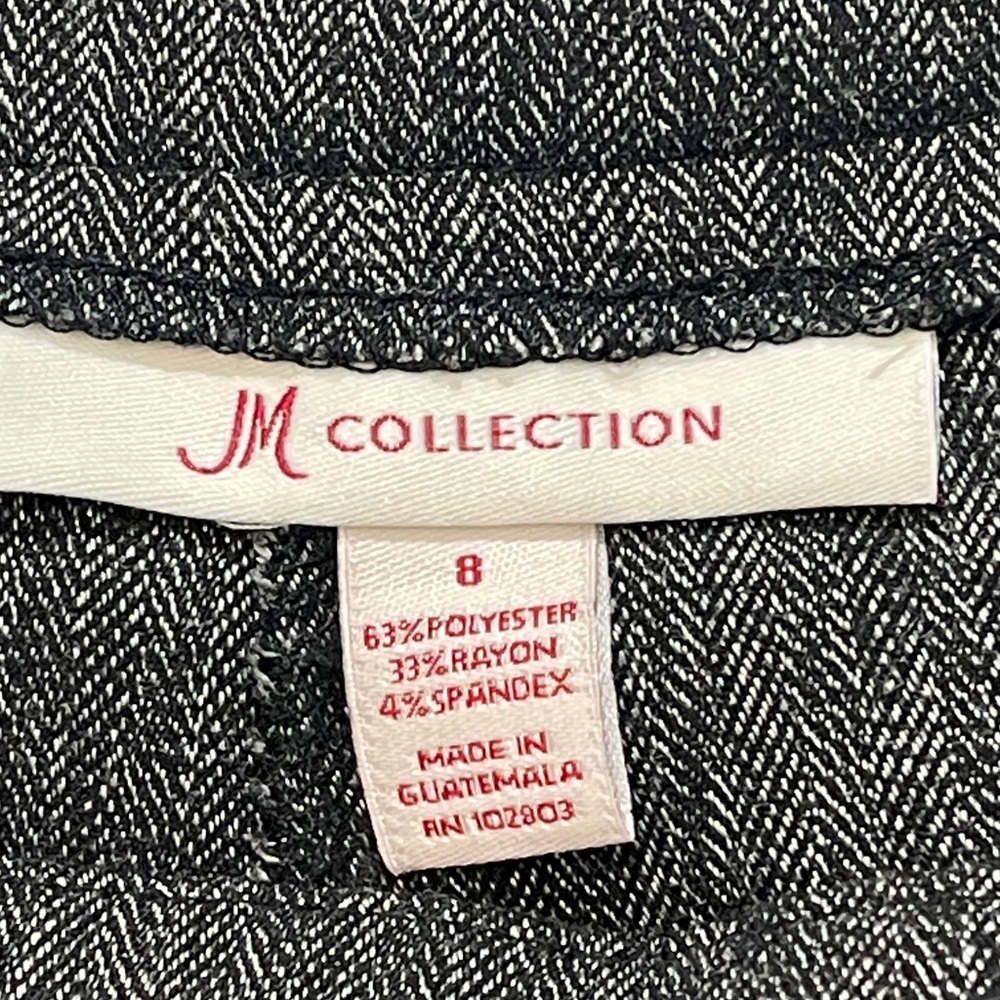 JM COLLECTION WOMENS Gray Dress Pants SIZE 8 - Picture 5 of 7